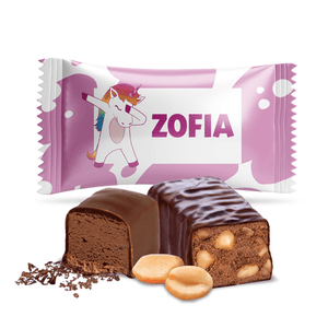 #258 Czekoladowe cukierki z własnym tekstem